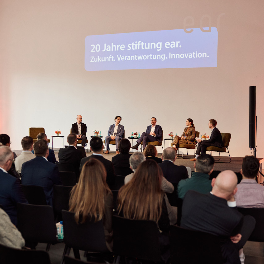 20 Jahre stiftung ear: Podiumsdiskussion