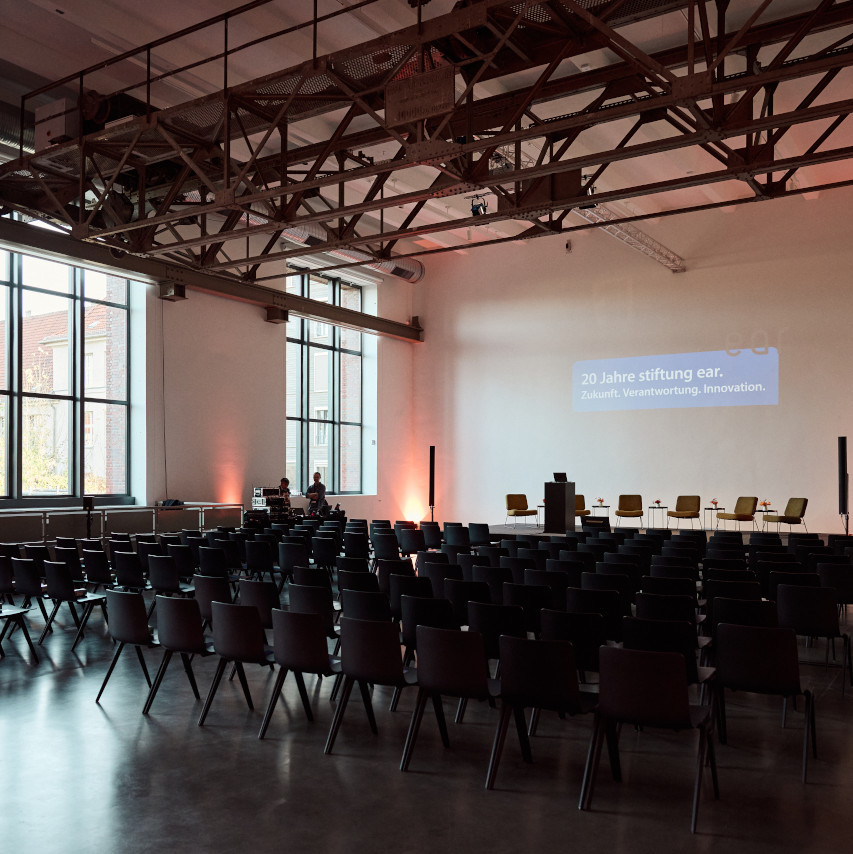 20 Jahre stiftung ear: Blick in den Veranstaltungssaal